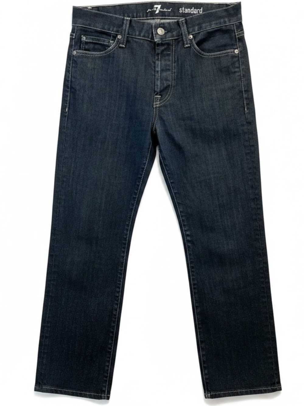 7 For All Mankind Women’s Premium Cropped Button Fly Jeans Size 29 Made in USA